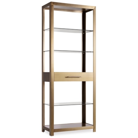 5-Shelf Open Bookcase