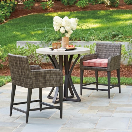 3 pc Outdoor Pub Dining Set