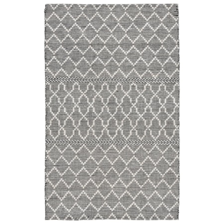 Indr/Outdr Sonora Black/Ivory 8x10