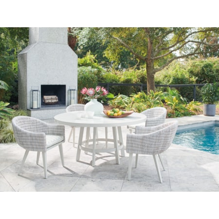 5-Piece Outdoor Coastal Dining Set
