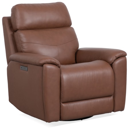 Refined Power Swivel Gliding Recliner