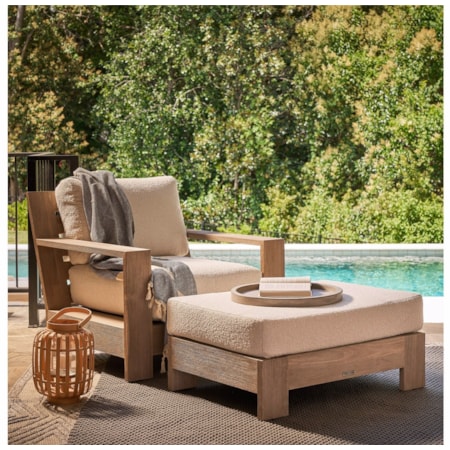 Outdoor Rectangular Ottoman