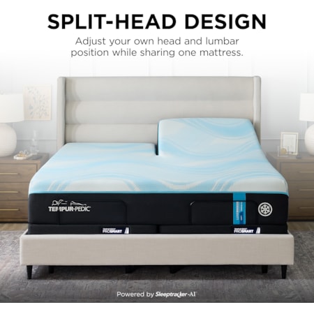 Tempur-LuxeBreeze® Firm Split Head King