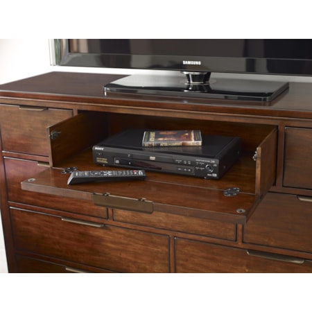 Luccia Bureau and Mirror Set