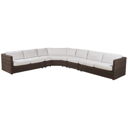 6-Seat Outdoor Sectional Sofa