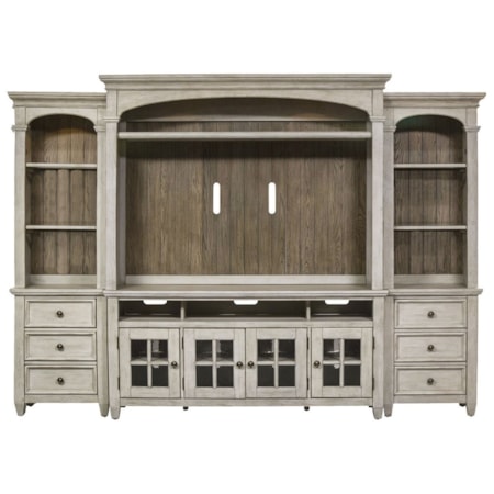 Entertainment Center with Piers