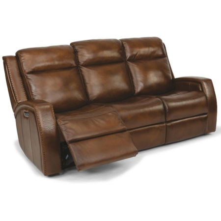 Power Reclining Sofa w/ Pwr Headrests