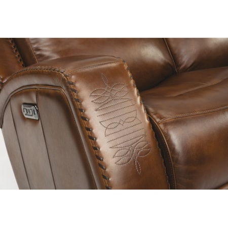 Power Reclining Sofa w/ Pwr Headrests