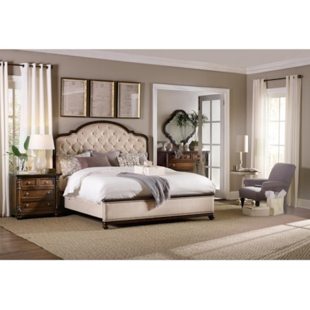 Queen Size Upholstered Bed