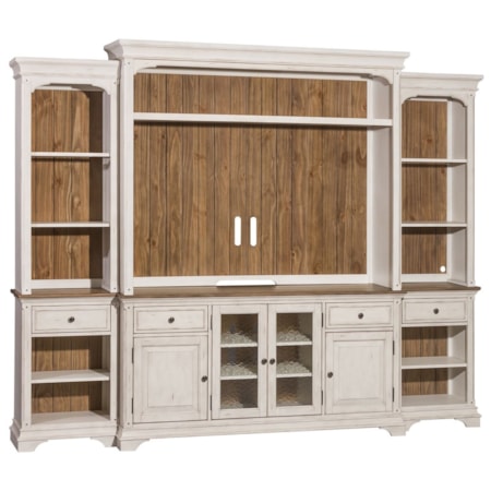 Entertainment Center with Piers