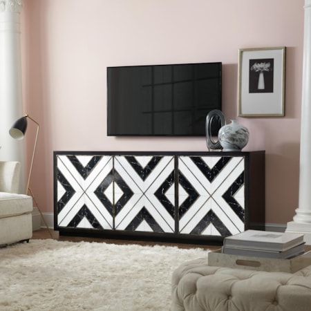Noir Et Blanc Entertainment Consol