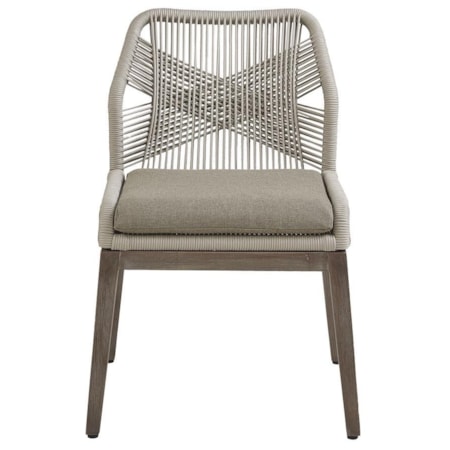 Gray Fiddler Chair