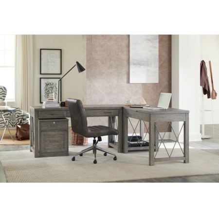 4-Piece L-Shape Desk