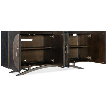 Four-Door Entertainment Console