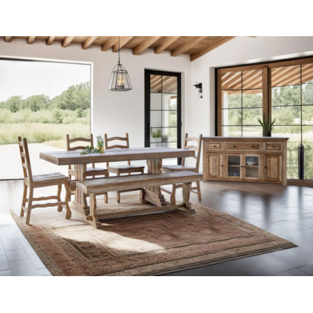 Rectangular Counter Height Table